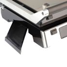 Ambiano GTSF-KG03 inox nemesacél 2200W elektromos digitális kontaktgrill, asztali kontakt grill kivehető 30 x 26 cm sütőlapokkal, húshőmérővel