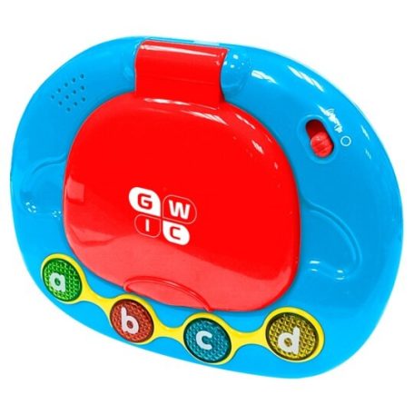 GWIC | Carousel Chunky Mini laptop - magyarul beszélő baby laptop tükrös kijelzővel, oktató foglalkoztató játék