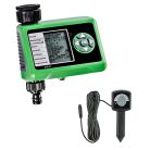 GardenLine GLO-51 öntözőkomputer, digitális öntözésidőzítő, öntözésvezérlő, öntöző automata esőérzékelővel