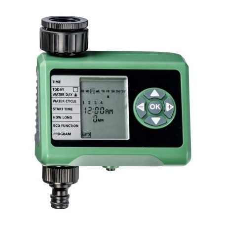 GardenLine GLO-51 öntözőkomputer, digitális öntözésidőzítő, öntözésvezérlő, öntöző automata esőérzékelővel