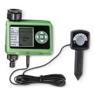 GardenLine GLO-51 öntözőkomputer, digitális öntözésidőzítő, öntözésvezérlő, öntöző automata esőérzékelővel