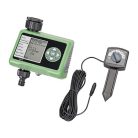 GardenLine GLO-51 öntözőkomputer, digitális öntözésidőzítő, öntözésvezérlő, öntöző automata esőérzékelővel