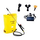 GardenMaster GM-06037-E 16L (16 literes) elektromos, akkumulátoros, 12V 8Ah akkus háti permetező, permetezőgép 4 szórófejjel