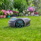 Gardena Sileno Minimo 250 (15201-32) akkumulátoros, 18V 2Ah akkus automata Bluetooth robotfűnyíró, fűnyíró robot 65 perc / 400 m2