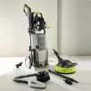   GardenStar GS-165 Home & Car Kit 165 bar 2400W magasnyomású mosó, sterimo teraszmosó kefével, szennymaró szórófejjel, autómosó kefével és forgó körkefével
