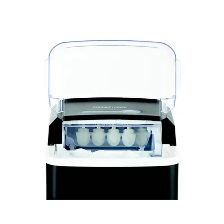 GOURMETmaxx 11206 fekete 150W 1.3L háztartási jégkocka készítő gép, jégkockagép 12 kg / 24 óra