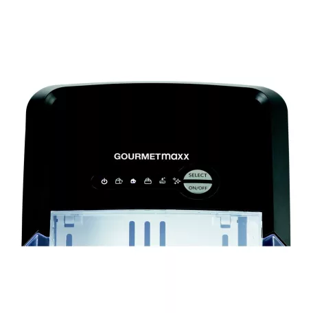 GOURMETmaxx 11206 fekete 150W 1.3L háztartási jégkocka készítő gép, jégkockagép 12 kg / 24 óra