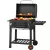 Grill Master American Grill Charcoal BBQ XL faszenes amerikai típusú grill, kerti grillező, grillsütő 12 főre, 42 x 58 cm grillfelülettel és védőhuzattal