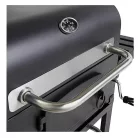 Grill Master American Grill Charcoal BBQ XL faszenes amerikai típusú grill, kerti grillező, grillsütő 12 főre, 42 x 58 cm grillfelülettel és védőhuzattal