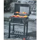 Grill Master American Grill Charcoal BBQ XL faszenes amerikai típusú grill, kerti grillező, grillsütő 12 főre, 42 x 58 cm grillfelülettel és védőhuzattal