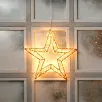   Home Creation XXL 50 cm csillag IP44 kültéri / beltéri fém, melegfehér LED csillag fénykoszorú, 1100 db LED-el világító ötágú csillag fényedkoráció 6 órás időzítővel