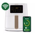 Philips HD9255/30 WiFi SMART 5000 Series AirFryer 1400W 4.1L 0.8kg fehér forrólevegős fritőz, olajmentes olajsütő, Air Fryer (HD 9255)