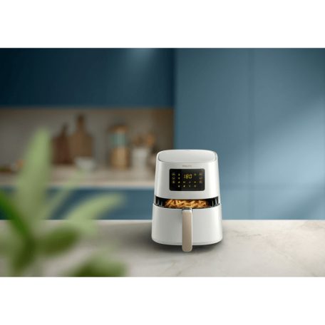 Philips HD9255/30 WiFi SMART 5000 Series AirFryer 1400W 4.1L 0.8kg fehér forrólevegős fritőz, olajmentes olajsütő, Air Fryer (HD 9255)