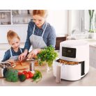 Philips HD9255/30 WiFi SMART 5000 Series AirFryer 1400W 4.1L 0.8kg fehér forrólevegős fritőz, olajmentes olajsütő, Air Fryer (HD 9255)