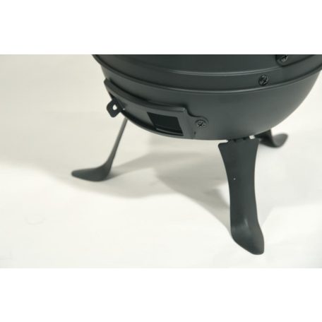 GrillMeister Kansas HG-08199 (Landmann 0630 / Grill Chef 063091 helyettesítő) 35 cm faszenes Barbecue grillhordó, öntöttvas kerti grillező 