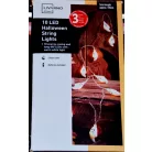Livarno Home 10 LED Halloween SPIRIT Strings Light 185 cm elemes szellem / tök / denevér fényfüzér 6 órás időzítővel, 10 db halloweeni motívummal (HG13258C)