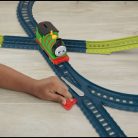 Mattel Fisher Price HHN26 Thomas és barátai Percy 6 az 1-ben óriás játékszett, 42 darabos 667 cm hosszú vonat szett, vasút készlet (Thomas & Friends Percy 6 in 1 Set)