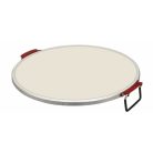 Hausmeister / Ariete 909 Da Gennaro piros 1200W 30 cm elektromos pizzasütő, pizzakemence betekintő ablakkal, 305 x 10 mm pizzakővel, fém pizzalapáttal