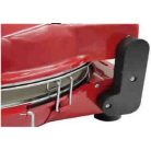 Hausmeister / Ariete 909 Da Gennaro piros 1200W 30 cm elektromos pizzasütő, pizzakemence betekintő ablakkal, 305 x 10 mm pizzakővel, fém pizzalapáttal