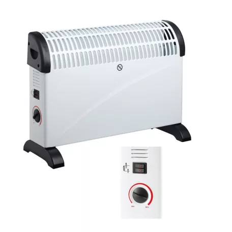 Hausmeister HM 8154 elektromos 2000W álló konvektor 3 fűtési fokozattal (750W / 1250W / 2000W) elektromos hősugárzó fokozatmentes termosztáttal