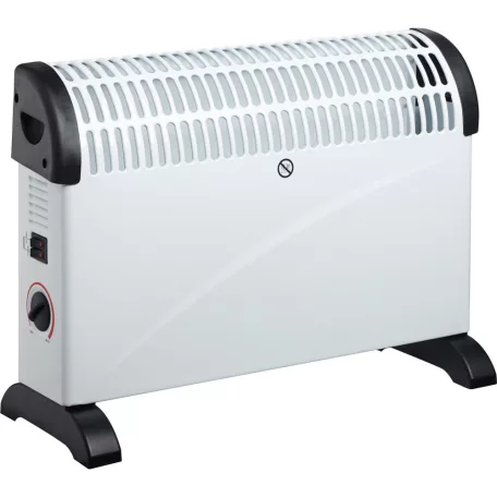 Hausmeister HM 8154 elektromos 2000W álló konvektor 3 fűtési fokozattal (750W / 1250W / 2000W) elektromos hősugárzó fokozatmentes termosztáttal