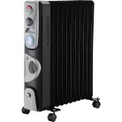 ROWI HOR 2900/11/4 GZ BASIC 11 tagú 2900W turbós (ventilátoros) olajradiátor, elektromos hősugárzó radiátor mechanikus időzítővel 2500W + 400W öszteljesítménnyel