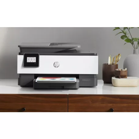 Hewlett-Packard HP Office Jet Pro 8013 (1KR70B) WIFI-s, színes, duplex tintasugaras multifunkciós nyomtató, fénymásoló, scanner 1200 x 1200 dpi