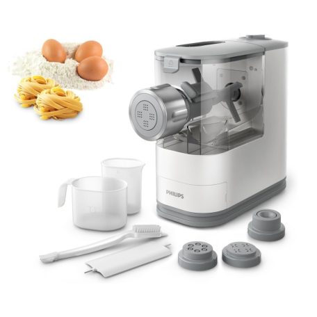 Philips Viva Collection HR2345 Series 5000 Pasta Maker HR2345/19 tésztakészítő automata, 150W / 450g tésztagép 4-féle tésztaformázó feltéttel