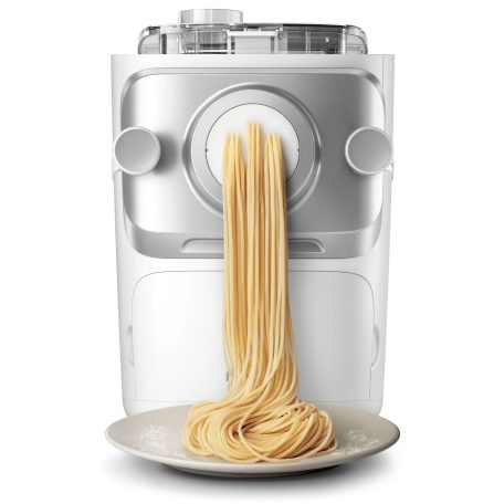 Philips HR2660 tészatkészítő automata, Avance Collection HR2660/00 Series 7000 Pasta Maker 200W / 800g tésztagép 6 féle tésztaformázó feltéttel, fehér