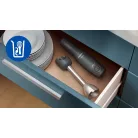 Philips ProMix HR2522/00 inox, nemesacél 500W botmixer 500 ml keverőpohárral, fekete rúdmixer Series 1000 (HR 2522)