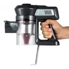 Hausmeister HM 2061 álló / kézi 22,2V li-ion akkus 120W akkumulátoros 2 az 1-ben porszívó HEPA filterrel, LED világítással, forgó körkefével, fali töltővel