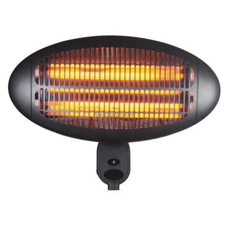 Hausmeister HM 8155 Quartz fém, álló, kültéri teraszfűtő, 2000W kvarccsöves terasz hősugárzó