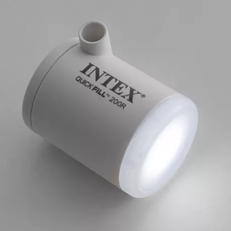 Intex QuickFill 200R akkus, 3.7V 2000 mAh 3 kPa utazó, mini akkumulátoros elektromos pumpa, matracpumpa szívó és fújó funkcióval #66647