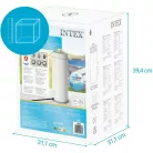 INTEX Krystal Clear C1000 Hydro Aeration 3.7 m3/h 99W papírszűrős vízforgató, szűrő szivattyú INTEX A (FP638) filterrel (#26638)
