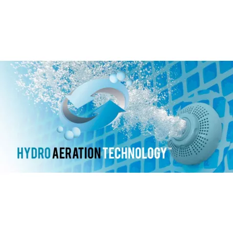 INTEX Krystal Clear C1000 Hydro Aeration 3.7 m3/h 99W papírszűrős vízforgató, szűrő szivattyú INTEX A (FP638) filterrel (#26638)