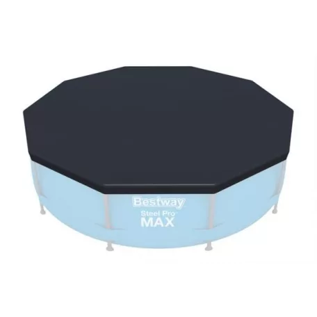 INTEX 28031 fémvázas takaró, 366 cm takarófólia, védőtakaró INTEX / Bestway BAHAMA fémvázas, csővázas kerti medencére