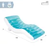   INTEX 56874 Splash Lounge felfújható napozóágy 191 x 99 cm, kék-fehér, 100 kg teherbírás