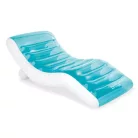 INTEX 56874 Splash Lounge felfújható napozóágy 191 x 99 cm, kék-fehér, 100 kg teherbírás