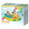   INTEX 57166 Little Dino Play Center 191 x 152 x 58 cm Dinoszaurusz vízi játszótér, felfújható kerti medence, élménymedence