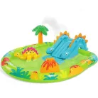 INTEX 57166 Little Dino Play Center 191 x 152 x 58 cm Dinoszaurusz vízi játszótér, felfújható kerti medence, élménymedence