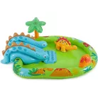 INTEX 57166 Little Dino Play Center 191 x 152 x 58 cm Dinoszaurusz vízi játszótér, felfújható kerti medence, élménymedence