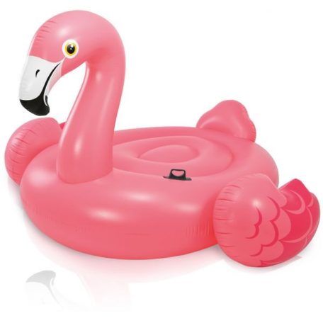 INTEX 57288 MEGA Flamingo, 203 x 196 cm óriás flamingó úszó sziget, felfújható matrac 200 kg teherírással 