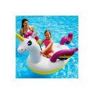 INTEX 57561 Ride-on 201 x 140 x 97 cm felfújható gyermek Baby Unikornis matrac 40 kg teherbírású