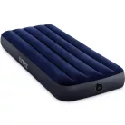 INTEX 64756 Dura-Beam Standard 191 x 76 x 25 cm egyszemélyes, 136 kg teherbírású sötétkék velúr matrac kepingezéshez (kül- és beltérre)