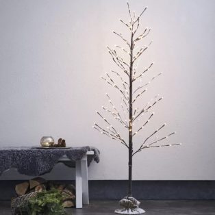   Ambiance Tobby Illuminated Tree 150 cm 200 LED kültéri / beltéri melegfehér világító LED fa, karácsonyi dekoráció, dekorfa