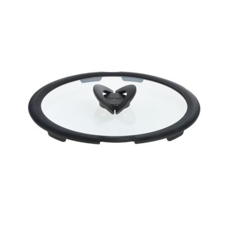 Tefal Ingenio Force 28 cm tapadásmentes serpenyő szilikongyűrűs üvegfedővel és levehető nyéllel, indukciós főzőlapra is