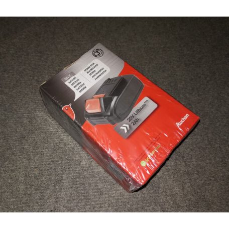 Auchan JD-631020A 35 Nm 20V 2Ah Li-ion DUPLA akkus vezeték nélküli akkumulátoros ütvefúró, fúró csavarozó, 2 akkuval, töltővel, szövet táskában