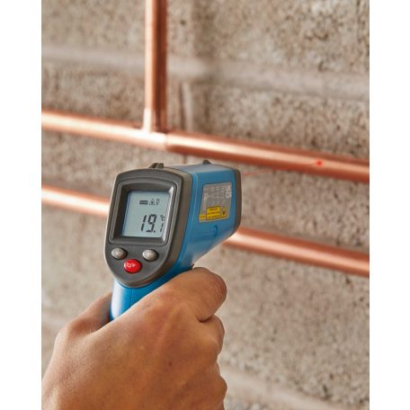 WorkZone JHK-6606 infravörös hőmérő (tárgyhőmérő) lézeres célzóval, lézeres infrahőmérő (PTIA 1)