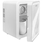 JOCCA 2400 Beauty 4L kozmetikai mini hűtő, hordozható autós + hálózati 12V / 230V 4 literes mini termoelektromos hűtőszekrény LED-es tükörrel, sminktükör ajtóval