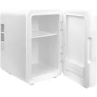 JOCCA 2400 Beauty 4L kozmetikai mini hűtő, hordozható autós + hálózati 12V / 230V 4 literes mini termoelektromos hűtőszekrény LED-es tükörrel, sminktükör ajtóval